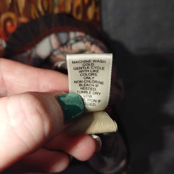 Cato Womens Plus 22 24 Vintage Artsy Vibrant Flutter Sleeve‎ Boho Statement Top - Picture 9 of 10